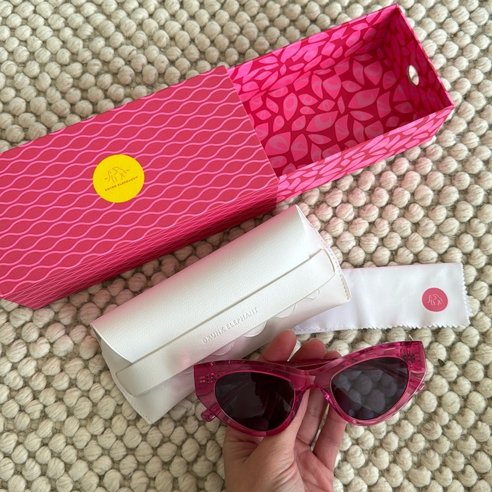 NEW Drunk Elephant Pink Sunglasses